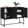 Industrial Black Sideboard 100x40x79.5 cm | HipoMarket