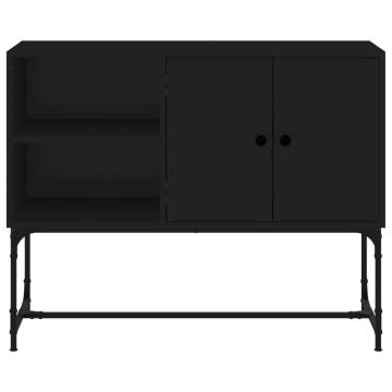 Industrial Black Sideboard 100x40x79.5 cm | HipoMarket