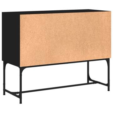 Industrial Black Sideboard 100x40x79.5 cm | HipoMarket