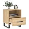 Stylish Sonoma Oak Bedside Cabinets - Set of 2