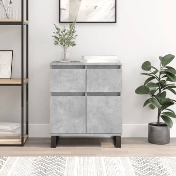 Concrete Grey Sideboard 60x35x70 cm | Durable & Stylish