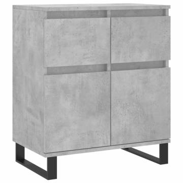 Concrete Grey Sideboard 60x35x70 cm | Durable & Stylish