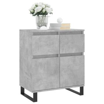 Concrete Grey Sideboard 60x35x70 cm | Durable & Stylish