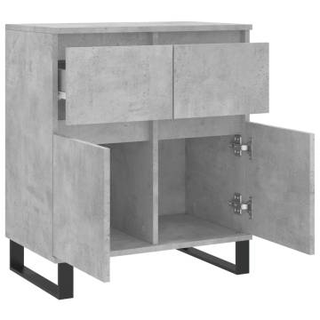 Concrete Grey Sideboard 60x35x70 cm | Durable & Stylish