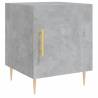 Concrete Grey Bedside Cabinet - Modern 40x40x50 cm