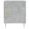 Concrete Grey Bedside Cabinet - Modern 40x40x50 cm