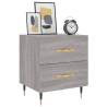 Modern Grey Sonoma Bedside Cabinets - Set of 2 | Hipomarket