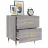 Modern Grey Sonoma Bedside Cabinets - Set of 2 | Hipomarket