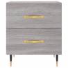 Modern Grey Sonoma Bedside Cabinets - Set of 2 | Hipomarket