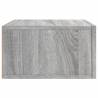 Wall-Mounted Bedside Cabinet in Grey Sonoma - 35x35x20 cm