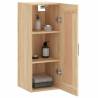 Sonoma Oak Wall Mounted Cabinet - Stylish Storage Solution