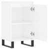 Modern High Gloss White Sideboard - 40x35x70 cm