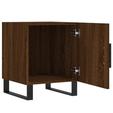 Bedside Cabinets 2 pcs Brown Oak - Modern Storage Solution