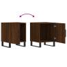 Bedside Cabinets 2 pcs Brown Oak - Modern Storage Solution