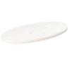 Table Top White 80x40x2.5 cm Solid Wood Pine Oval Colour white Size 80 x 40 x 2.5 cm Quantity in Package 1 