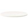 Table Top White 80x40 cm - Solid Pine Oval | HipoMarket