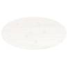 Table Top White 80x40 cm - Solid Pine Oval | HipoMarket