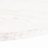 Table Top White 80x40 cm - Solid Pine Oval | HipoMarket