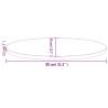 Table Top White 80x40 cm - Solid Pine Oval | HipoMarket