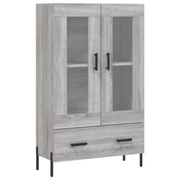 Stylish Highboard Grey Sonoma - Modern Engineered Wood Design