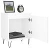 Elegant White Bedside Cabinets - 2 pcs, 40x30x50 cm