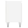 Elegant White Bedside Cabinets - 2 pcs, 40x30x50 cm