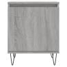 Elegant Grey Sonoma Bedside Cabinets - 2 pcs, 40x30x50 cm