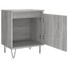 Elegant Grey Sonoma Bedside Cabinets - 2 pcs, 40x30x50 cm