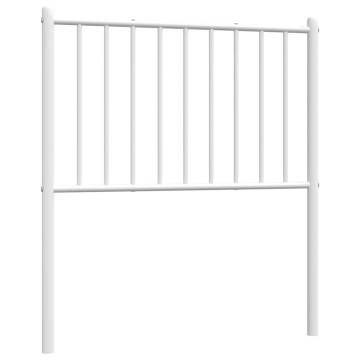 Stylish White Metal Headboard - 75 cm | HipoMarket UK