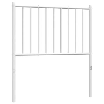 Stylish White Metal Headboard - 75 cm | HipoMarket UK