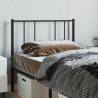 Stylish Black Metal Headboard - 75 cm | Hipo Market