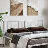 Metal Headboard White 200 cm Colour white Size 200 cm Quantity in Package 1 