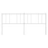 Elegant White Metal Headboard - 200 cm for Any Bedroom