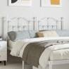 Metal Headboard White 140 cm Colour white Size 140 cm Quantity in Package 1 