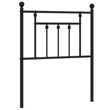 Black Metal Headboard - Stylish & Sturdy Design | HipoMarket