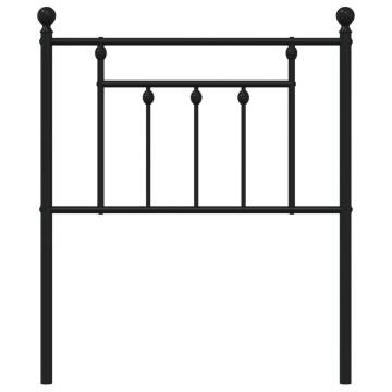 Black Metal Headboard - Stylish & Sturdy Design | HipoMarket