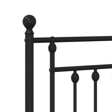 Black Metal Headboard - Stylish & Sturdy Design | HipoMarket