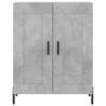 Stylish Concrete Grey Sideboard | 69.5x34x90 cm Engineered Wood