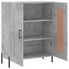 Stylish Concrete Grey Sideboard | 69.5x34x90 cm Engineered Wood