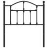 Metal Headboard Black 80 cm | Stylish Bedroom Decor