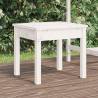 White Solid Wood Garden Bench - 50x44x45 cm | HipoMarket