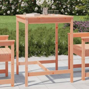 Garden Table 82.5x82.5 cm - Solid Wood Douglas for Outdoors