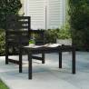 Garden Table Black 82.5x50.5x45 cm Solid Wood Pine Colour black pine Size 82.5 x 50.5 x 45 cm Quantity in Package 1 