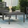 Garden Table Grey 82.5x82.5x45 cm Solid Wood Pine Colour grey pine Size 82.5 x 82.5 x 45 cm Quantity in Package 1 