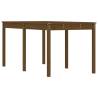 Honey Brown Garden Table - 159.5x82.5 cm Solid Pine Wood