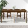 Honey Brown Garden Table - 159.5x82.5 cm Solid Pine Wood