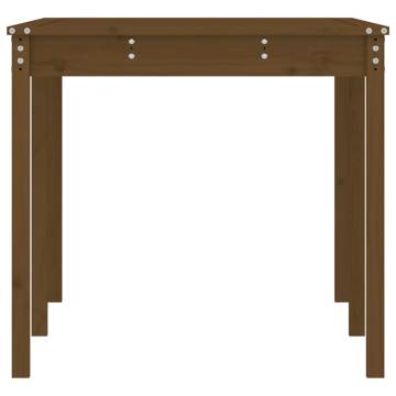 Honey Brown Garden Table - 159.5x82.5 cm Solid Pine Wood