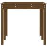 Honey Brown Garden Table - 159.5x82.5 cm Solid Pine Wood