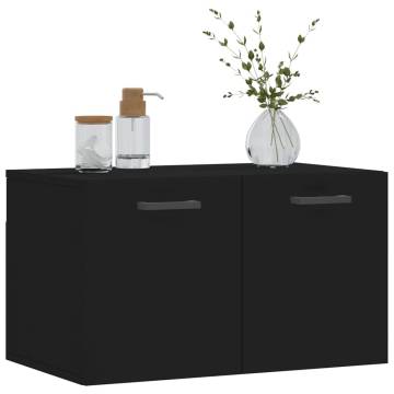 Stylish Wall Cabinet Black - 60x36.5x35 cm | HipoMarket