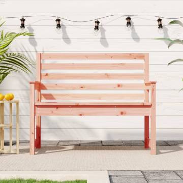 Garden Bench 109x48x91.5 cm Solid Wood Douglas - Hipomarket